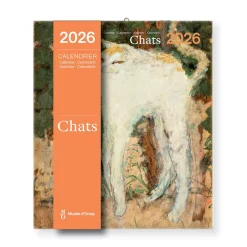 Boutiques de musées Calendriers Et Agendas-Calendrier 2026 - Chats - 15,5x18cm