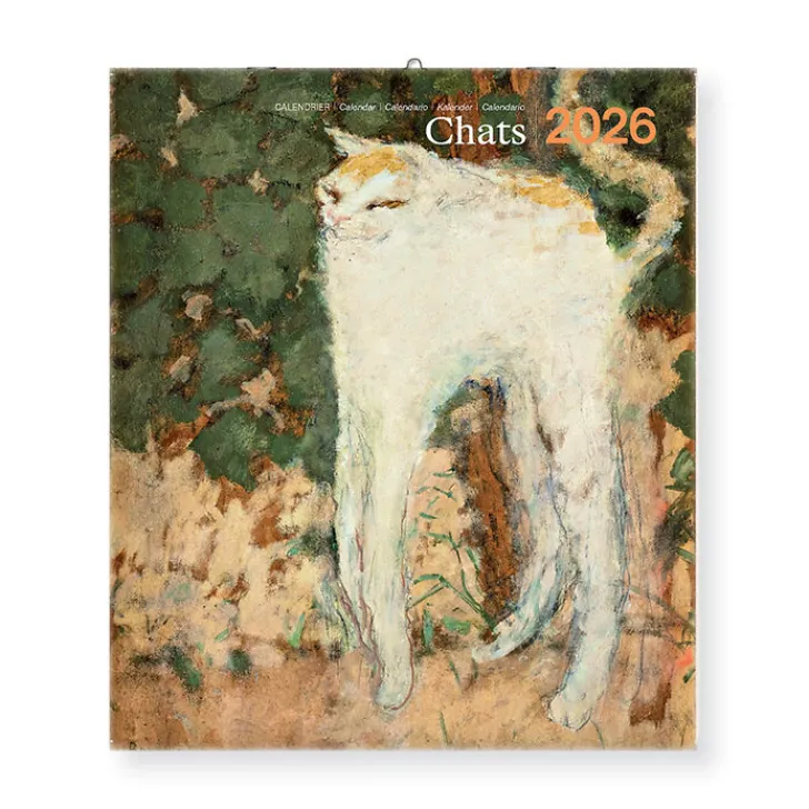 Boutiques de musées Calendriers Et Agendas-Calendrier 2026 - Chats - 15,5x18cm