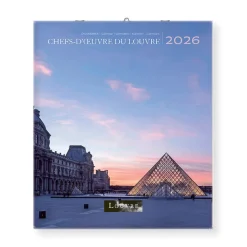 Boutiques de musées Calendrier 2026 - Chefs-d'œuvre du Louvre - 15,5x18cm