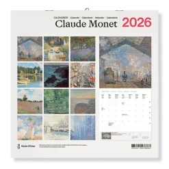 Boutiques de musées Calendriers Et Agendas-Calendrier 2026 - Claude Monet - 30x30 cm
