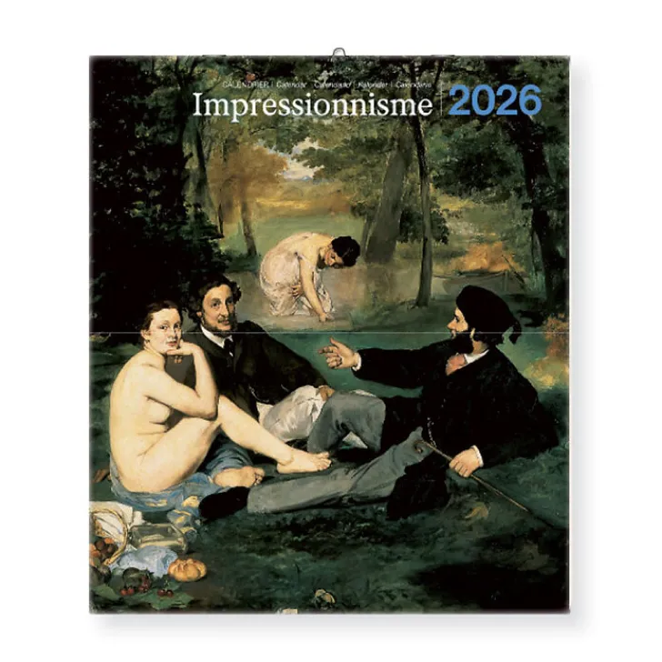 Sale Boutiques de musées Calendrier 2026 - Impressionnisme - 15,5x18cm