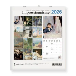 Sale Boutiques de musées Calendrier 2026 - Impressionnisme - 15,5x18cm