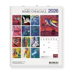 Boutiques de musées Calendriers Et Agendas-Calendrier 2026 - Marc Chagall - 15,5x18cm