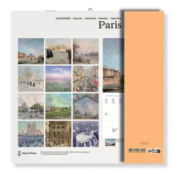 Boutiques de musées Calendrier 2026 - Paris Peintures - 30x30 cm