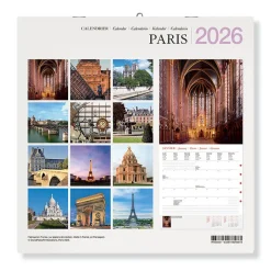 Sale Boutiques de musées Calendrier 2026 - Paris Photos - 30x30 cm
