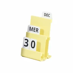 Boutiques de musées Design|Calendriers Et Agendas-Calendrier perpétuel Joe - Jaune