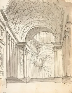 Boutiques de musées Affiches D'Art|Toiles Sans Cadre-Caprice architectural (affiches d'art)