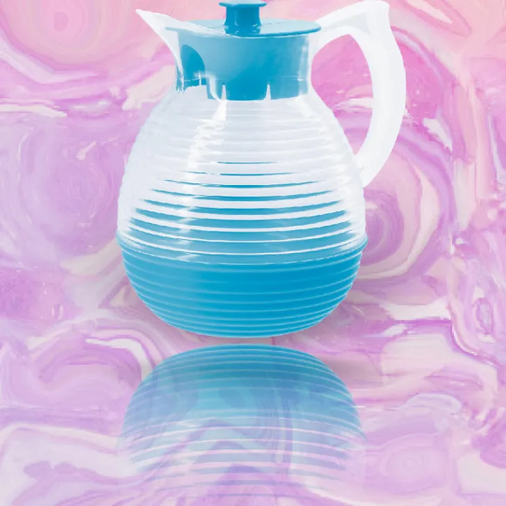 Boutiques de musées Design|Art De La Table-Carafe Vintage Azur - La Carafe
