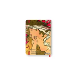 Boutiques de musées Cahiers Et Carnets-Carnet à élastique Alphonse Mucha - Salon des cent, 1896