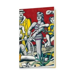 Boutiques de musées Cahiers Et Carnets-Carnet - Léger "Les loisirs sur fond rouge"