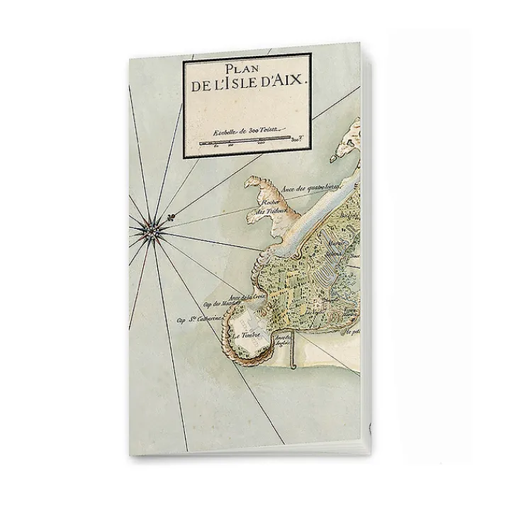 Clearance Boutiques de musées Carnet - Plan de l'île d'Aix