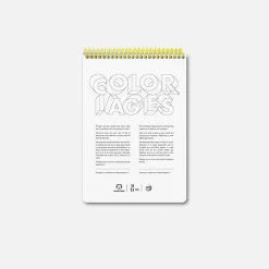 Hot Boutiques de musées Carnet de coloriages A5 Vincent van Gogh - La Nuit étoilée - Orsay x Papier Tigre