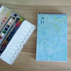 Boutiques de musées Cahiers Et Carnets-Carnet de croquis 30 feuilles Vincent van Gogh - Portrait de l'artiste, 1889