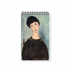 Discount Boutiques de musées Carnet de croquis 30 feuilles Amedeo Modigliani - La chevelure noire, dit aussi Jeune fille brune assise, 1918