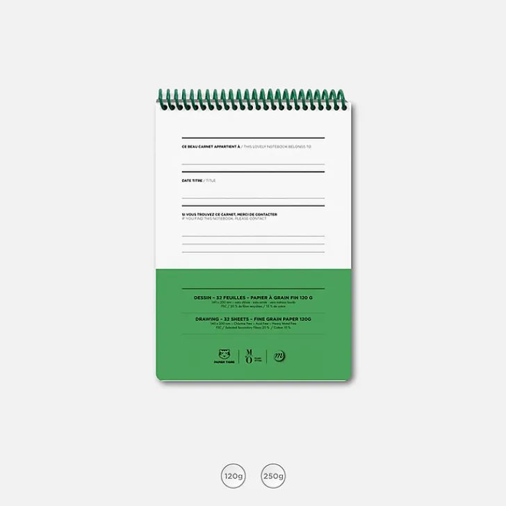 Sale Boutiques de musées Carnet de dessin A5 Vincent van Gogh - La chambre de Van Gogh à Arles - Orsay x Papier Tigre