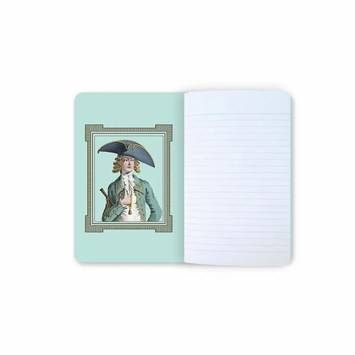 Online Boutiques de musées Carnet Galerie des modes - Petit Maître avec un chapeau à la Suisse et un gilet à la Turque