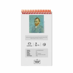 Boutiques de musées Cahiers Et Carnets-Carnet Smartbook Vincent van Gogh - Portrait de l'artiste - Orsay x Papier Tigre