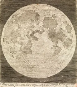 Boutiques de musées Affiches D'Art|Affiches D'Art Encadrées-Carte de la lune : pleine lune (affiches d'art)