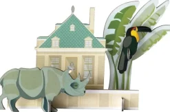 Boutiques de musées Loisirs Créatifs-Carte pop out Ménagerie du roi - Rhinocéros