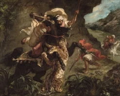 Boutiques de musées Toiles Encadrées|Toiles Sans Cadre-Chasse au tigre (toiles encadrées)