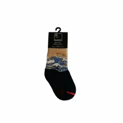 Boutiques de musées Chaussettes|Habits Et Accessoires-Chaussettes Hokusai - Grande Vague Modèle bébé 1-2 ans / 19-22