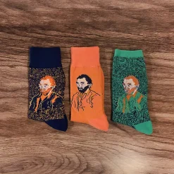 Boutiques de musées Chaussettes-Chaussettes Vincent van Gogh - Autoportrait bleu41/46 - Musée d'Orsay