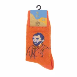 Boutiques de musées Chaussettes-Chaussettes Vincent van Gogh - Autoportrait Orange 41/46 - Musée d'Orsay