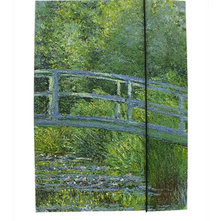 Online Boutiques de musées Chemise à élastique Claude Monet - Le Bassin aux Nymphéas, Harmonie Verte, 1899 - A4