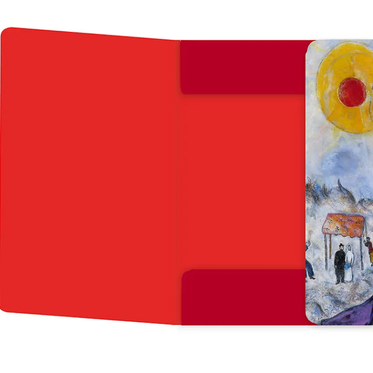 Sale Boutiques de musées Chemise à élastique Marc Chagall - Les mariés de la tour Eiffel - A4