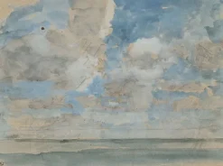 Discount Boutiques de musées Ciel nuageux au-dessus d'une mer calme (panneaux acryliques)