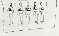 Clearance Boutiques de musées Cinq personnages à la faucille et au marteau (panneaux aluminium)