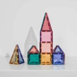 New Boutiques de musées Coffret 32 pièces Tuiles magnétiques Pastel - Connetix