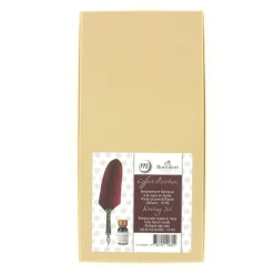 Boutiques de musées Écriture-Coffret d'écriture Napoléon - Plume d'oie Bordeaux - Bortoletti