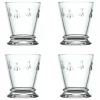 Boutiques de musées Art De La Table-Coffret de 4 Gobelets Abeille - Transparent