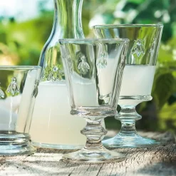 Boutiques de musées Art De La Table-Coffret de 4 Gobelets Abeille - Transparent