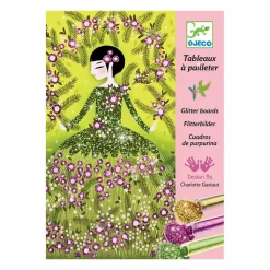 Clearance Boutiques de musées Coffret Tableaux à pailleter - Robes à paillettes - Djeco