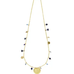 Boutiques de musées Colliers Et Pendentifs-Collier à pampilles bleu turquoise Nymphéa - Les Cleias