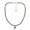 Boutiques de musées Colliers Et Pendentifs-Collier Œil - Perles d'onyx