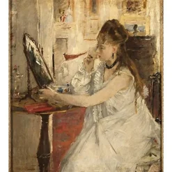 Boutiques de musées Colliers Et Pendentifs-Collier Jeune femme se poudrant