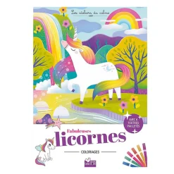 Boutiques de musées Loisirs Créatifs|Livres Jeunesse-Coloriages Fabuleuses licornes