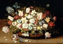 Boutiques de musées Toiles Encadrées|Toiles Sans Cadre-Corbeille de fleurs (toiles encadrées)