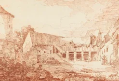 Hot Boutiques de musées Cour de ferme délabrée (panneaux aluminium)