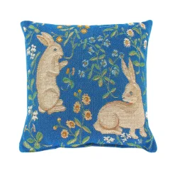Online Boutiques de musées Coussin Lapin - Bleu