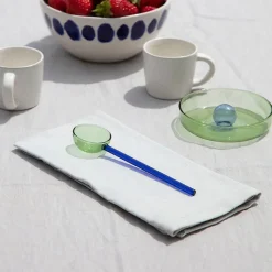 Boutiques de musées Art De La Table-Cuillère en verre Vert / bleu