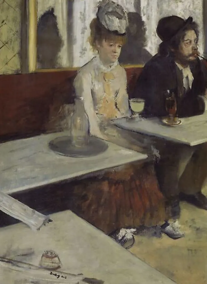 Boutiques de musées Affiches D'Art Encadrées|Affiches D'Art-Dans un café, dit aussi l'absinthe (affiches d'art encadrées)