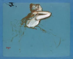 Boutiques de musées Panneaux Acryliques|Affiches D'Art Encadrées-Danseuse assise tournée vers la droite (panneaux acryliques)