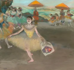 Outlet Boutiques de musées Danseuse au bouquet, saluant sur la scène (panneaux acryliques)