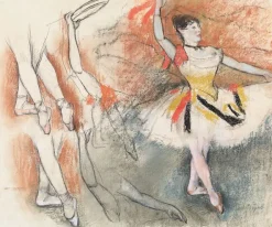 Boutiques de musées Toiles Encadrées|Toiles Sans Cadre-Danseuse espagnole et études de jambes, étude pour Danseuse au tambourin (toiles encadrées)