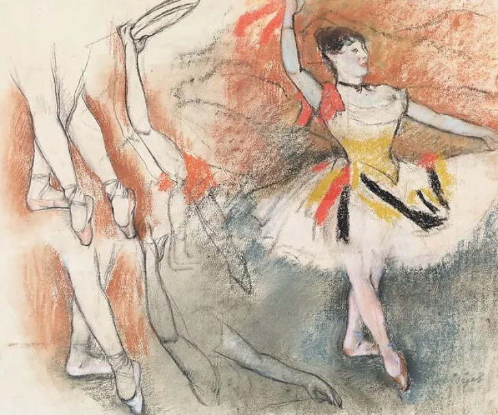 Boutiques de musées Toiles Encadrées|Toiles Sans Cadre-Danseuse espagnole et études de jambes, étude pour Danseuse au tambourin (toiles encadrées)