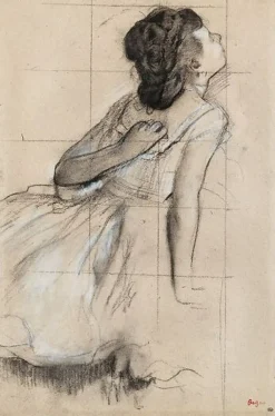 Boutiques de musées Danseuse se grattant le dos, dit aussi Danseuse vue de profil vers la droite (toiles encadrées)